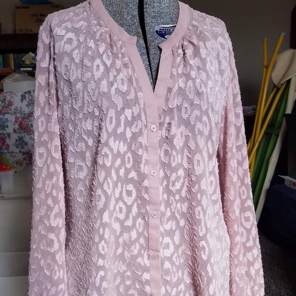 Pink Banana Republic blouse